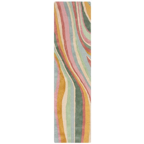 Flair Rugs Ručno rađena vunena staza 60x230 cm Abstract Flow – Cijene