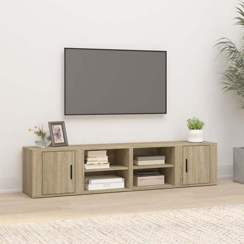 TV ormarići 2 kom boja hrasta sonome 80 x 31,5 x 36 cm drveni Slike