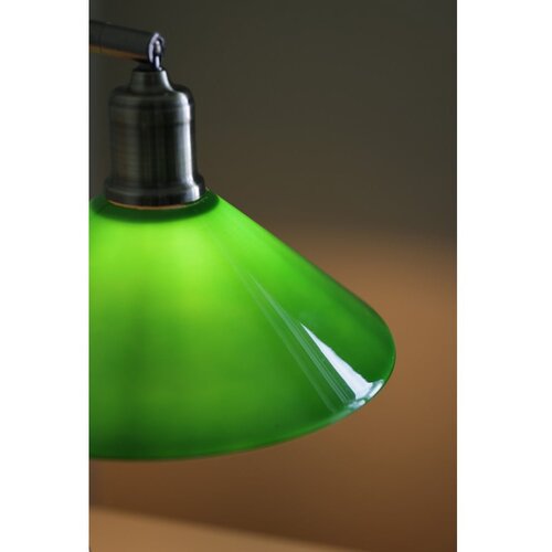 Marksl&amp;ouml;jd 108864 - Stona lampa VELA 1xE27/40W/230V mesing/zelena Slike