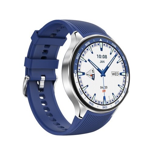  Smart watch dt watch x plavi (plava silikonska i braon kozna narukvica) ( SW392 ) Slike
