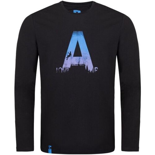 LOAP Men&amp;#039;s T-shirt ALDOSS Black/Blue Slike