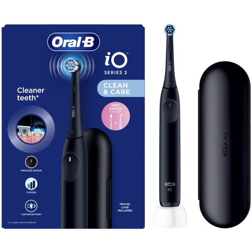 Oral-b iO2 Black, Električna četkica za zube, Crna Cene