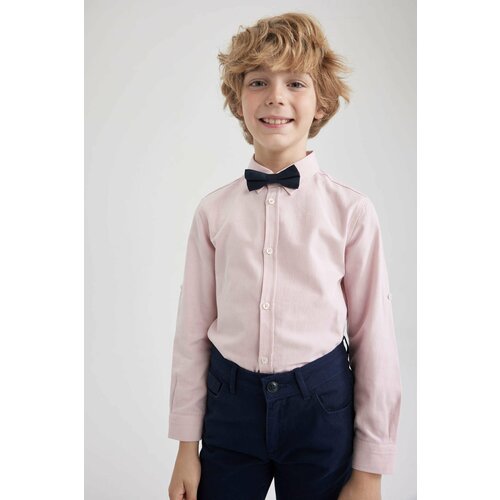 Defacto Boys Children's Day Regular Fit Polo Neck Oxford 2-pack Long Sleeve Shirt Cene