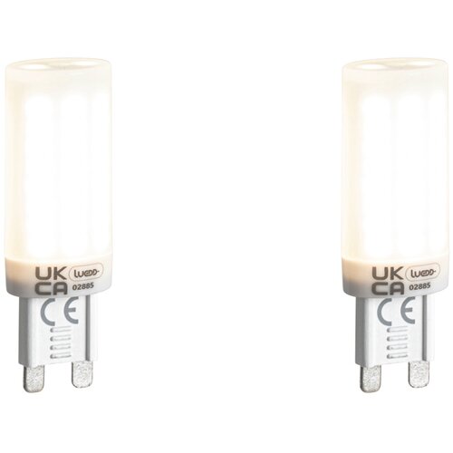 LUEDD Set van 2 G9 3-staps dimbare LED lampen opaal 4.5W 500 lm 4000K Cene
