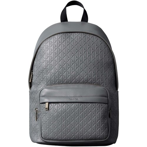 Calvin Klein Jeans Nahrbtniki Emblem Aop Emboss Round Backpack Siva Slike