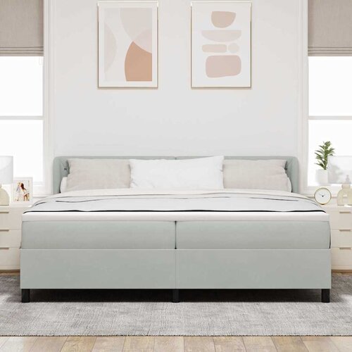  s opruga kutije Svjetlosiva 200 x 200 cm Bar&scaron;un Cijene