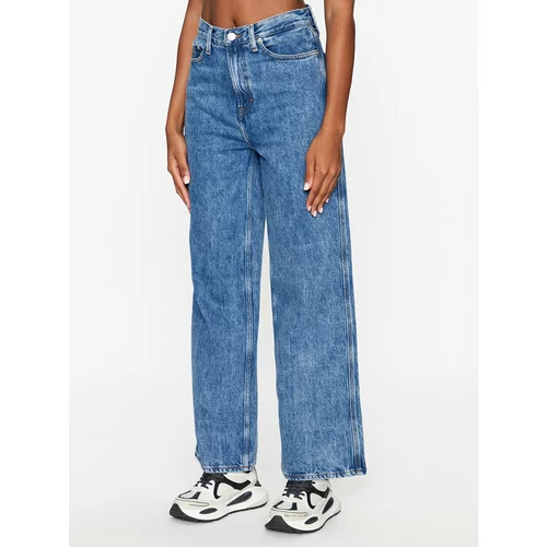 Tommy Jeans Jeans hlače Claire DW0DW16653 Modra Wide Leg