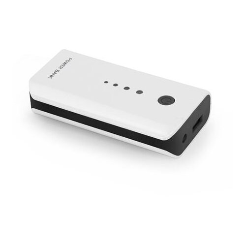 Powerbank ESPERANZA ELECTRON, 5200mAh, WHITE/BLACK, EMP104WK Slike