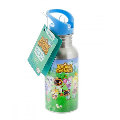 Paladone boca animal crossing - metal water bottle with straw Cene