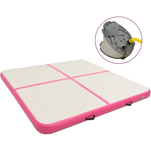  Strunjača na napuhavanje s crpkom 200 x 200 x 20 cm PVC roza Cijene