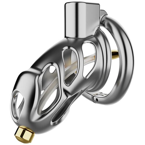 SuperLove Orc Stainless Steel Chastity Cage Slike