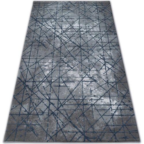 RugsX Preproge Preproga AKRIL VALENCIA 3949 INDUSTRIAL siva / 80x150 cm Modra Cene