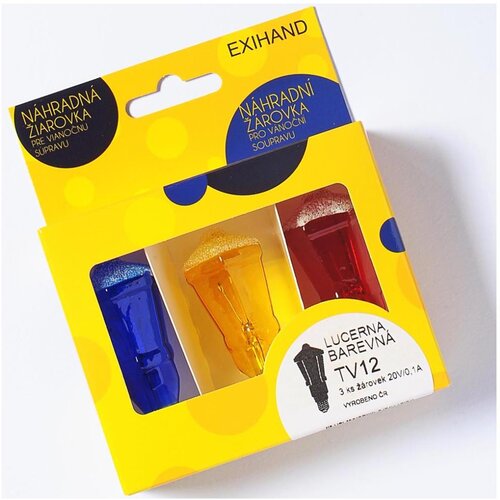  Set od 3 zamenske sijalice LANTERN E10/20V/0,1A u boji Cene