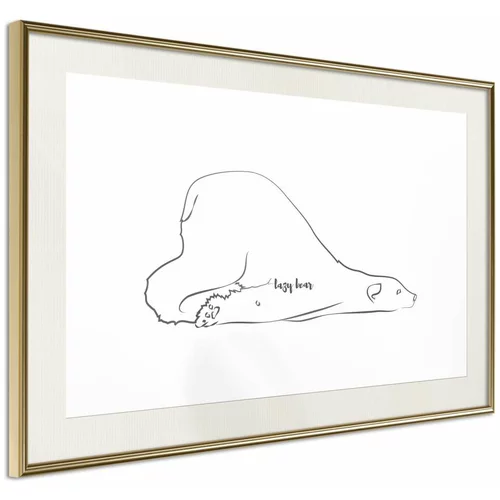  Poster - Resting Polar Bear 90x60