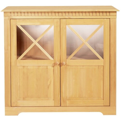 Støraa Vitrina od masivnog bora u prirodnoj boji 95x35 cm Lisa – Cijene
