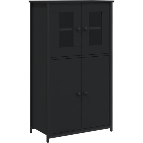 Maison Chic Komoda - Predalnik črna 62x32x106,5 cm inženirski les, (21715899) Slike