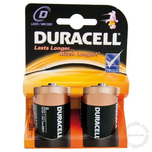 Duracell LR20 MN1300 B2 alkalna baterija Slike