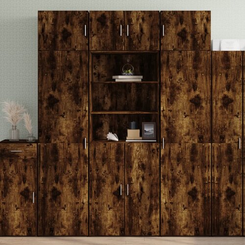  Visoka komoda boja hrasta 70x42,5x185 cm od konstruiranog drva Cijene