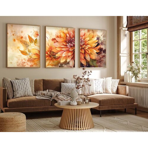 Wallity Uramljena slika Huhu220, 30x40 cm , 3 dijela Cijene