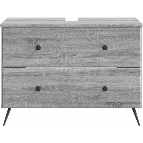  Kupaonski ormarić za sudoper BREDA Siva Sonoma 82 x 41 x 59 cm - Siva Sonoma Slike