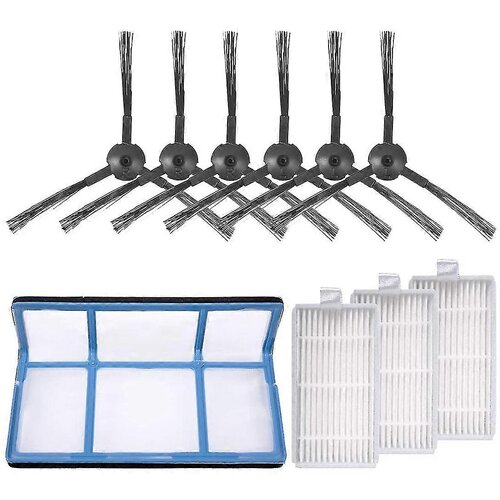 INORCO Zamenjava za V3 V3S V5 V5S V5S Pro robotski sesalnik, 1 primarni filter + 3 filtri + 6 stranskih krtač, (21848998) Slike