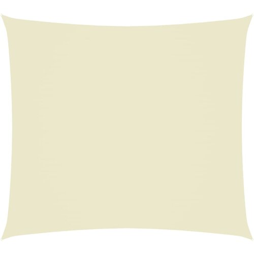 vidaXL Senčno jadro oksford blago pravokotno 6x7 m krem Cene
