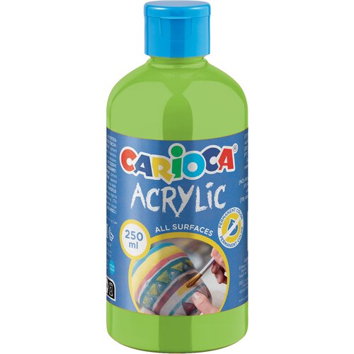 Carioca Akrilna barva, zelena, 250 ml - Cene