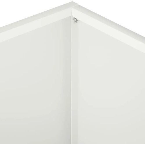  Vrtna saksija Bijela 60 x 60 x 30 cm Čelična vrata - Bijela 60 x 60 x 30 cm 1 Slike