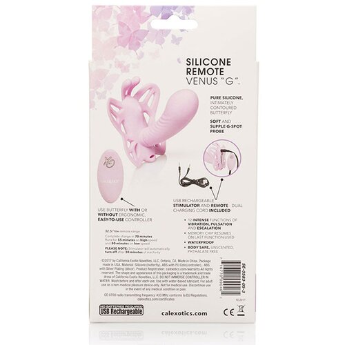 California Exotics Butterfly Remote Venus G Pink Slike
