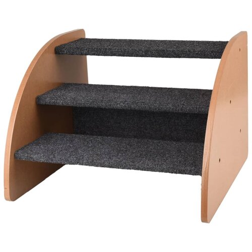 Flamingo Pasje stopnice Karpi 41,5x38,5x30 cm sive barve, (20766533) Slike