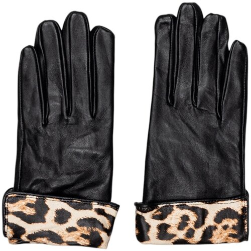 Pieces Rokavice Pcjeora Smart Leather Gloves 17160028 Črna Slike