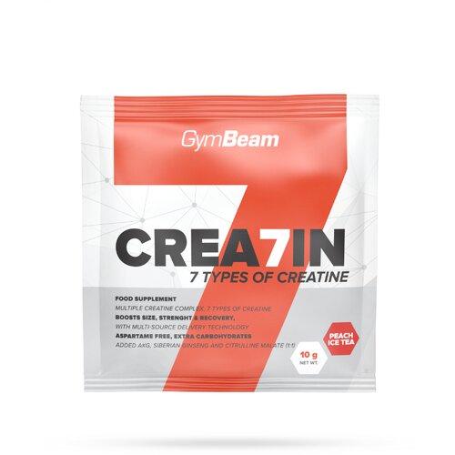 GymBeam Crea7in 10 g ledeni čaj od breskve Slike