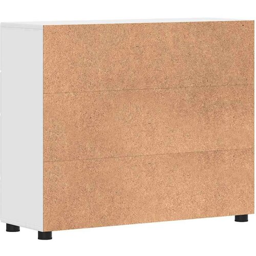  Kreveta s ladicama Visoko sjajno bijela 88.5 x 30.5 x 73 cm Slike