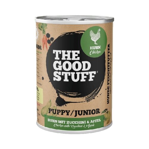 The Goodstuff PI&amp;Scaron;ČANEC &amp;amp; ZUCCHINI Puppy/Junior mokra hrana - 400 g Slike
