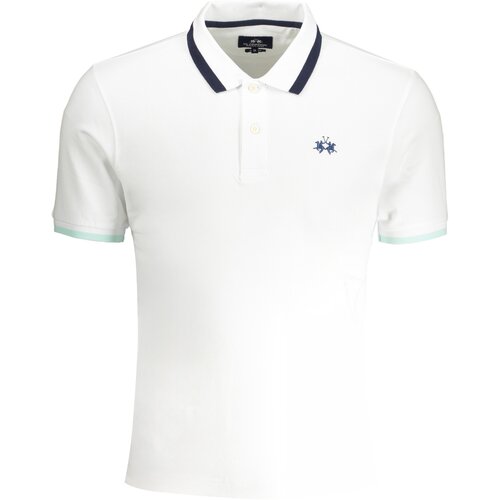 La Martina MEN&amp;amp;#39;S WHITE SHORT SLEEVED POLO SHIRT Slike