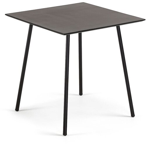 Kave Home črna miza Ulrich, 75 x 75 cm Slike