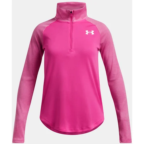 Under Armour Tech Graphic 1/2 Zip Majica otroška Roza