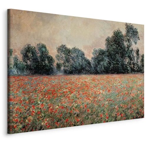  Slika - Claude Monet &ndash; Field with wild Poppies 90x60 Standard Cijene