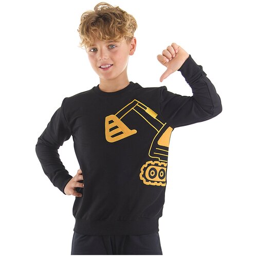 Denokids Sweatshirt - Black - Regular Slike