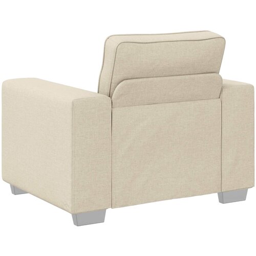 SOFA 2 pcs Bež 219 x 80 x 82 cm Platnasta tkanina Slike