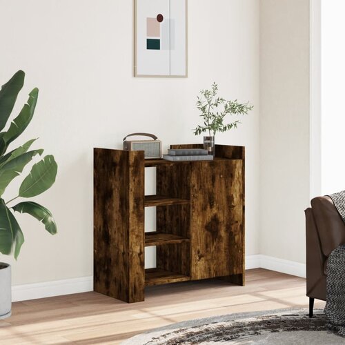 VidaXL Komoda boja dimljenog hrasta 73,5x35x75 cm konstruirano drvo Slike