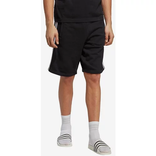 Adidas Bombažne kratke hlače Adicolor Classics 3-Stripes Sweat črna barva