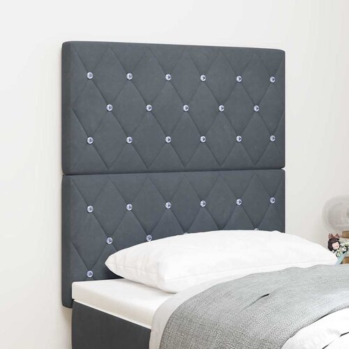  Uzglavlje Tamno siva 80 cm Baršun Cene