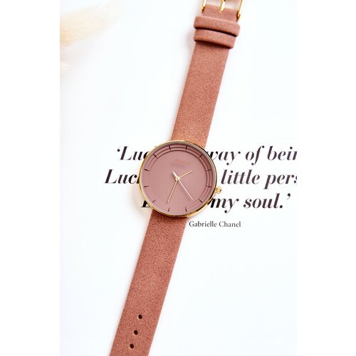 Kesi Women's Analog Suede Watch Nickel-Free Ernest Pink Cene