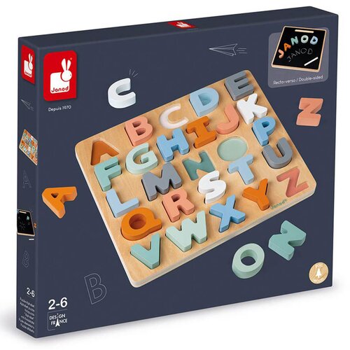 Janod leseni puzzli abeceda sweet cocoon Slike
