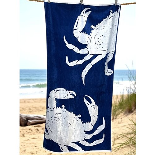  Plažni pe&amp;scaron;kir &amp;quot;Kraba&amp;quot; &amp;ndash; 160x80 cm, 100% pamuk B14 ( VLK000668-krabaa14a ) Slike