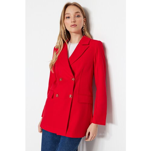Trendyol Blazer - Red - Oversize Slike