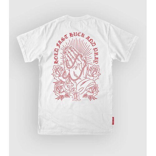 Loose Riders Praying Hands Tech Tee white Slike