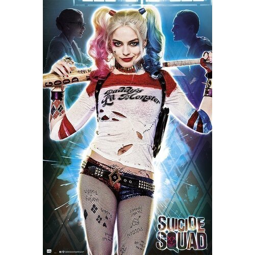 DC Comics PLAKAT SAMOMORILSKEGA ODREDA HARLEY QUINN DADDYS LIL MONSTER, (20837184) Cene