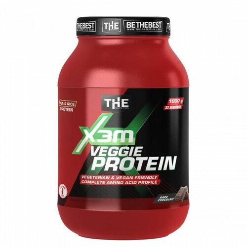 The Nutrition X3M vegan protein, čokolada 1kg Slike